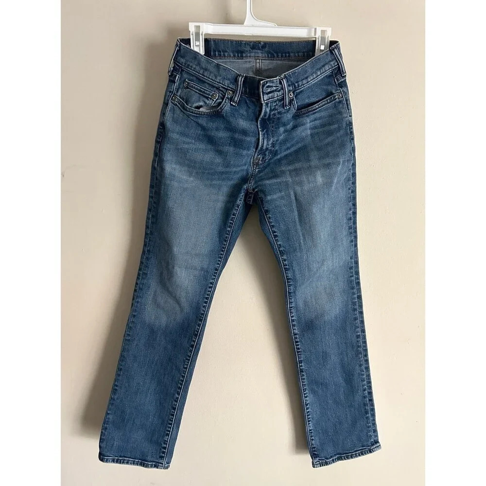 Abercrombie & Fitch Straight Stretch Denim Jeans